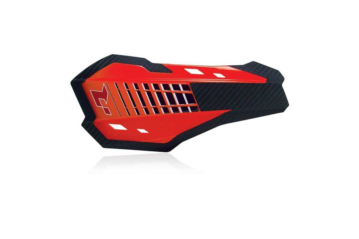 Protèges-mains RACETECH HP2 orange fluo