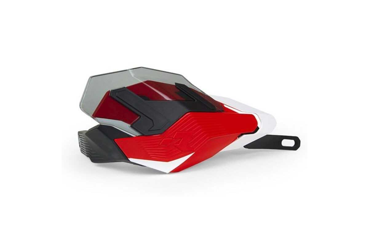 Protèges-mains RACETECH HP3 Adventure rouge/blanc