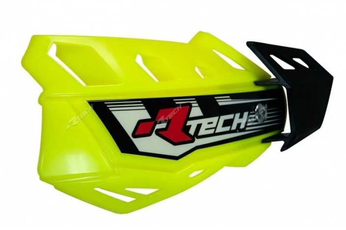 Protège-mains RACETECH FLX jaune fluo réglable