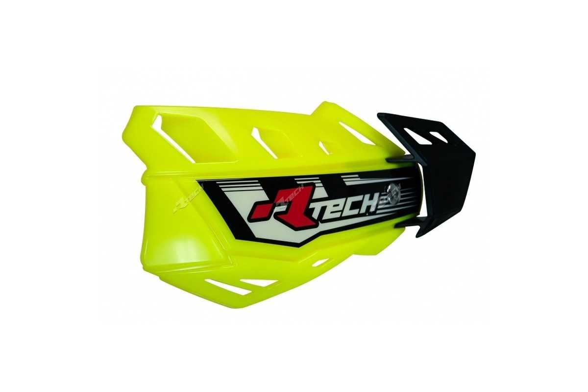 Protège-mains RACETECH FLX jaune fluo réglable
