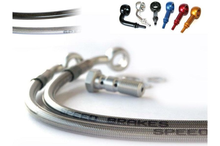 Durite Aviation SPEEDBRAKES inox/raccord or