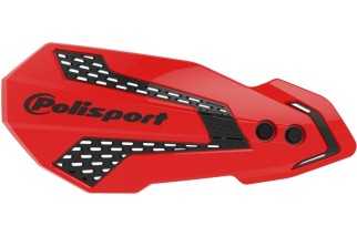 Protège-mains POLISPORT MX Flow rouge / noir - Honda CRF450R / RX