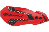 Protège-mains POLISPORT MX Flow rouge / noir - Honda CRF450R / RX