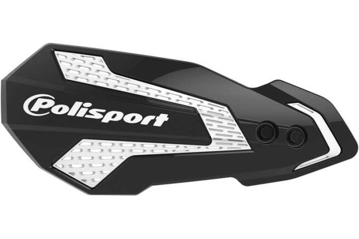 Protège-mains POLISPORT MX Flow noir / blanc - Honda CRF450R / RX