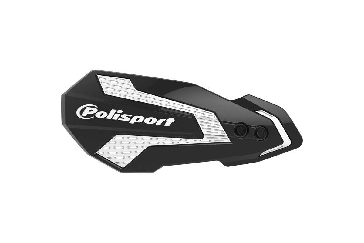 Protège-mains POLISPORT MX Flow noir / blanc - Honda CRF450R / RX