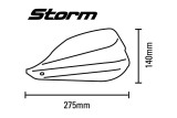 Kit protège-mains BARKBUSTERS Storm point d'attache collier Ø25,4mm noir