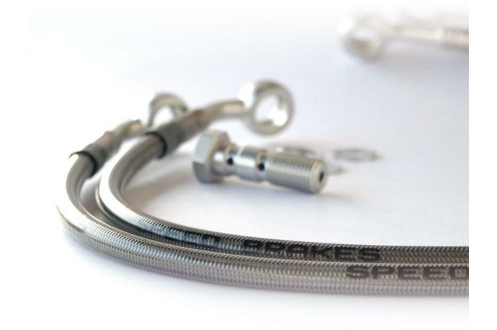 Durite Aviation SPEEDBRAKES inox/raccord noir
