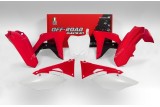 Kit plastique RACETECH couleur origine (2017) rouge/noir/blanc Honda CRF450R