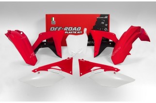 Kit plastique RACETECH couleur origine (2017) rouge/noir/blanc Honda CRF450R