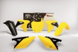 Kit plastique RACETECH couleur origine (14-16) jaune/noir Suzuki RM-Z250