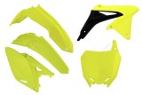 Kit plastique RACETECH jaune fluo Suzuki RM-Z250