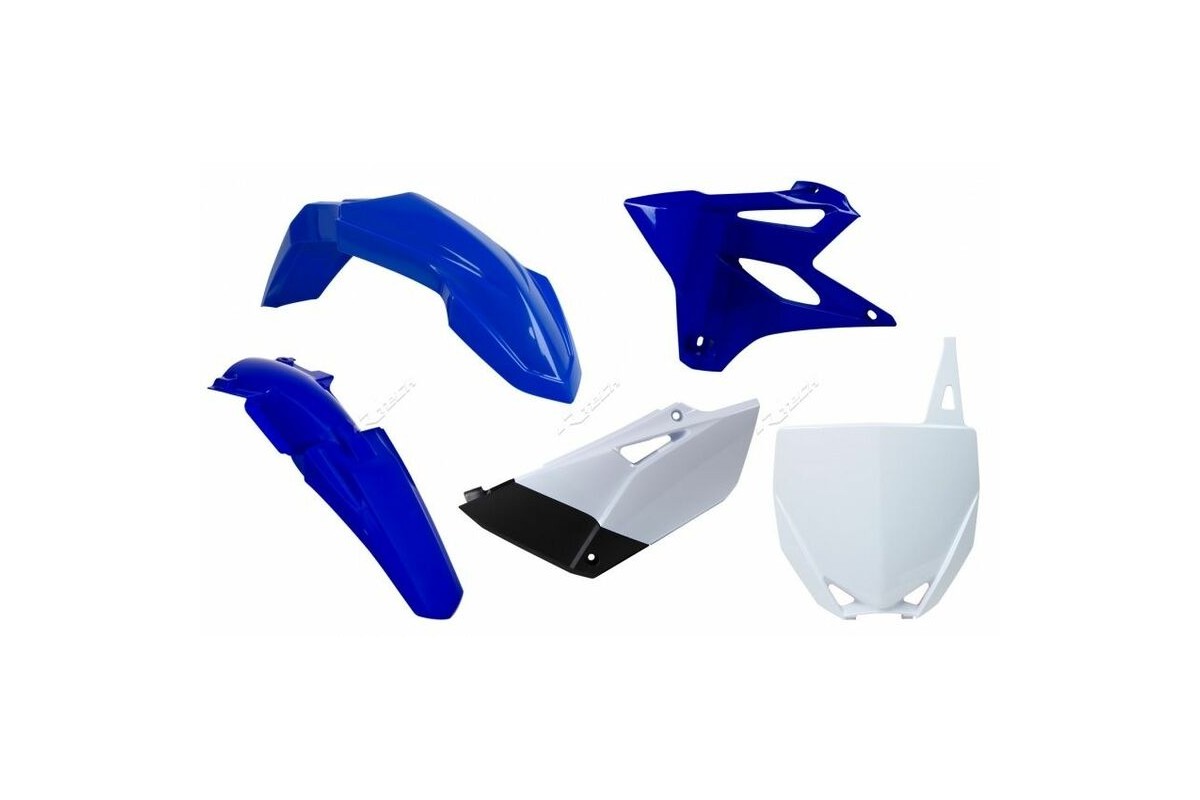 Kit plastique RACETECH couleur origine (15-16) bleu/blanc Yamaha YZ85