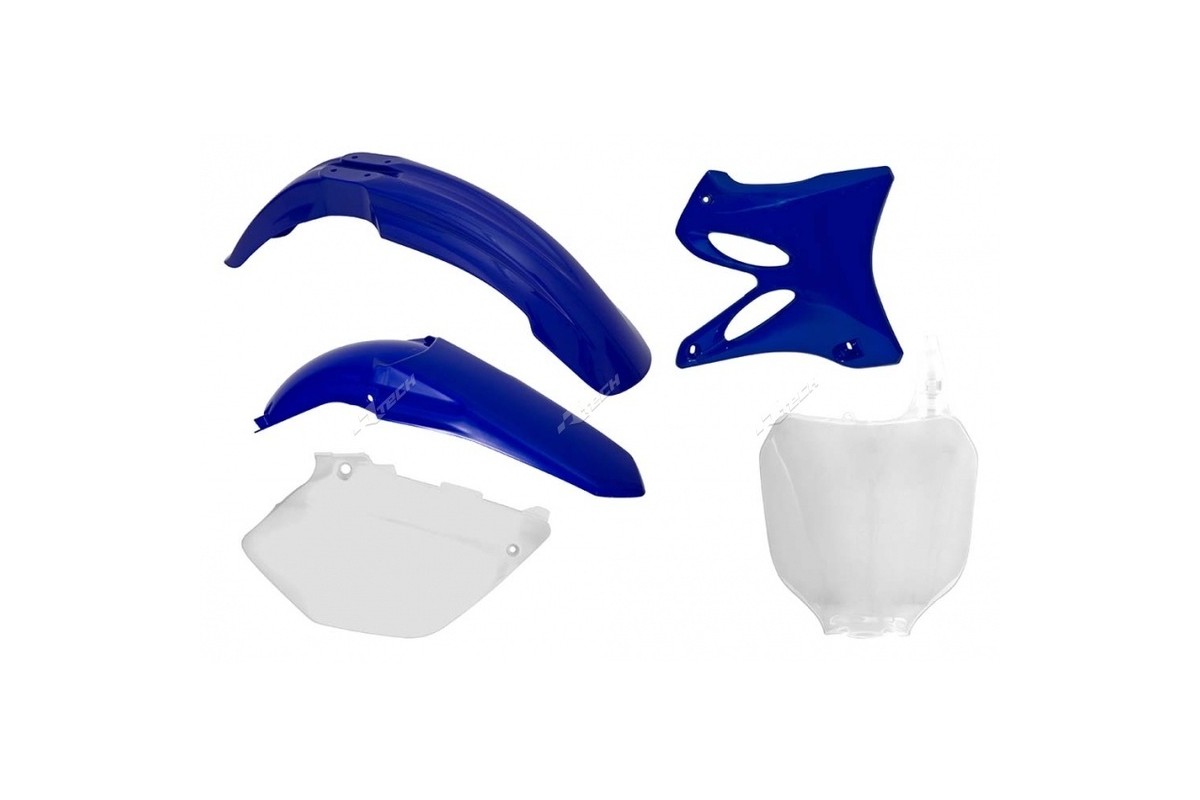 Kit plastique RACETECH couleur origine bleu/blanc Yamaha YZ125/250