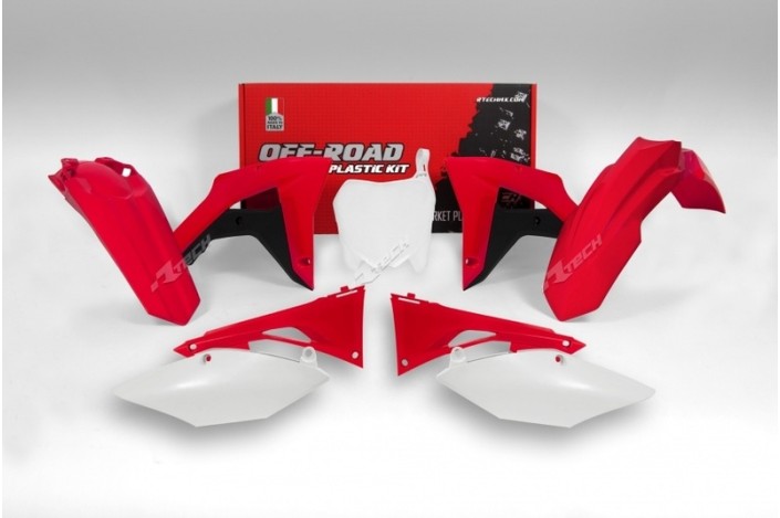 Kit plastique RACETECH couleur origine (2017) rouge/noir/blanc Honda CRF450RX