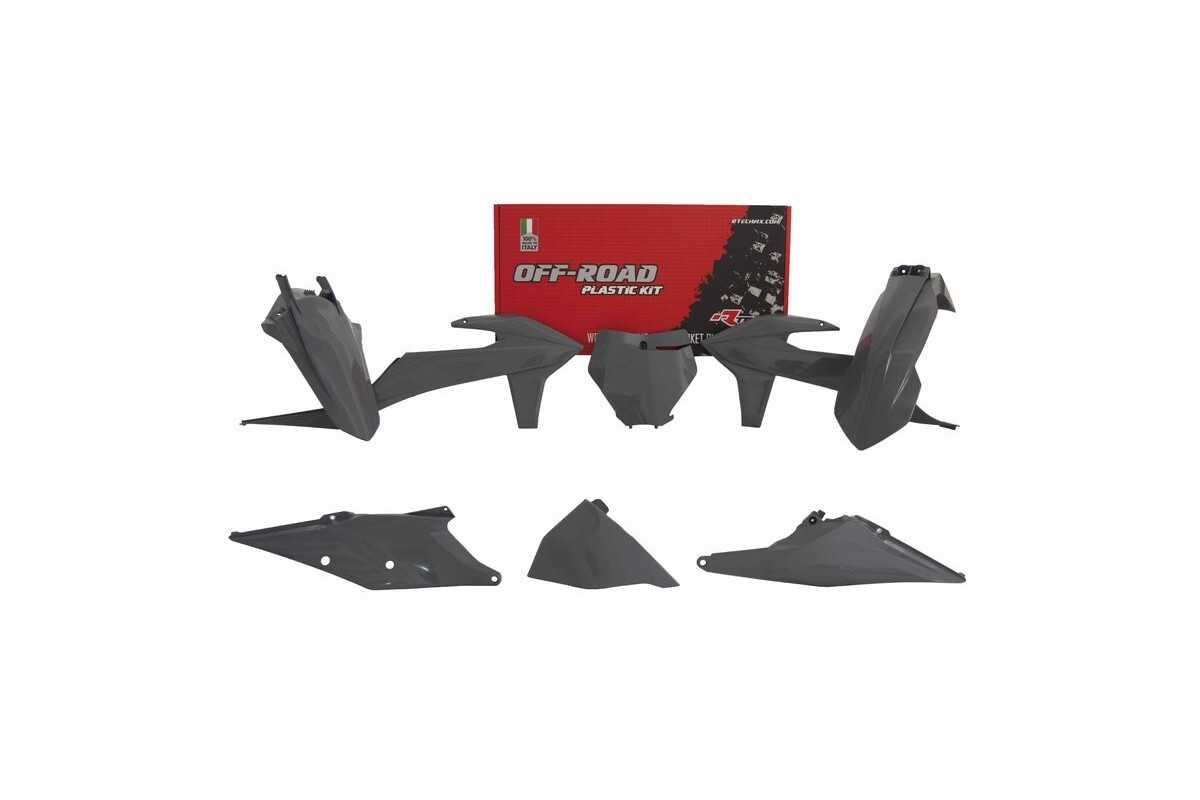 Kit plastiques RACETECH gris KTM SX