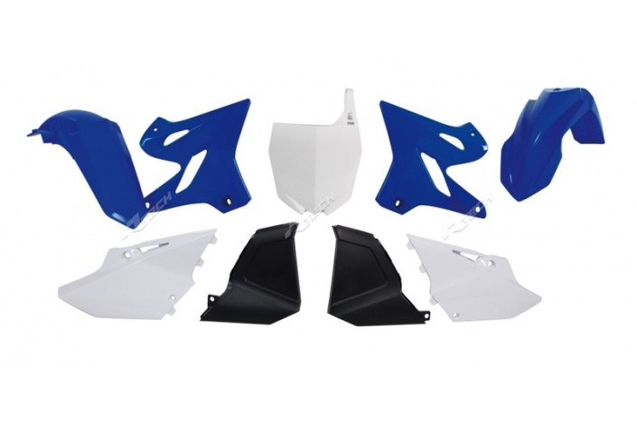 Kit plastique RACETECH Replica (15-16) bleu/blanc Yamaha YZ125/250