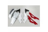 Kit plastique UFO couleur origine blanc/rouge/gris Husqvarna CR125