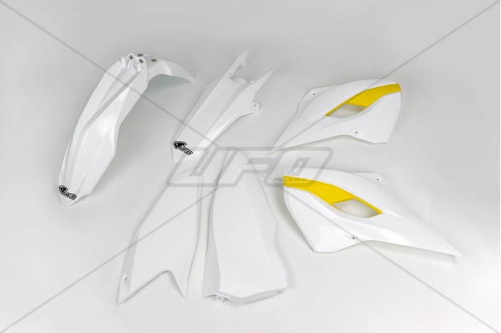 Kit plastique UFO couleur origine (2015) blanc/jaune Husqvarna