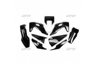 Kit plastiques UFO noir Husqvarna FE/TE