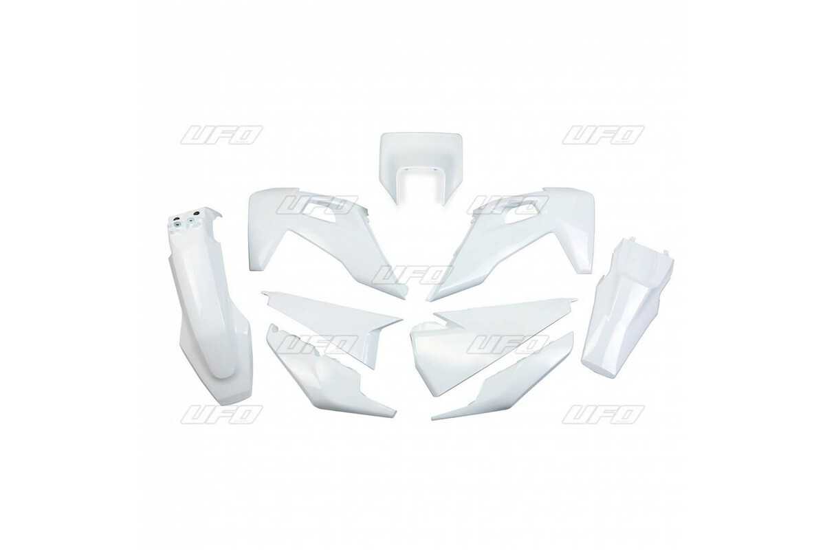 Kit plastiques UFO blanc Husqvarna FE/TE