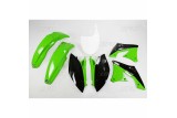 Kit plastique UFO couleur origine vert/noir Kawasaki KX250F