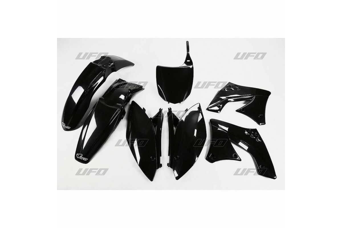 Kit plastique UFO noir Kawasaki KX250F