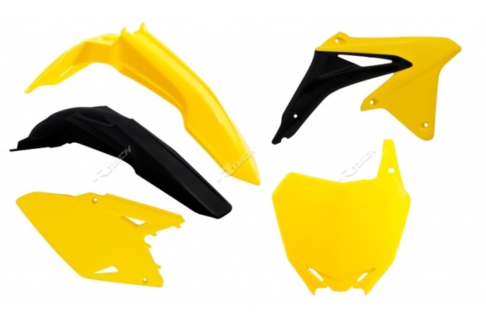 Kit plastique RACETECH couleur origine (14-16) jaune/noir Suzuki RM-Z450