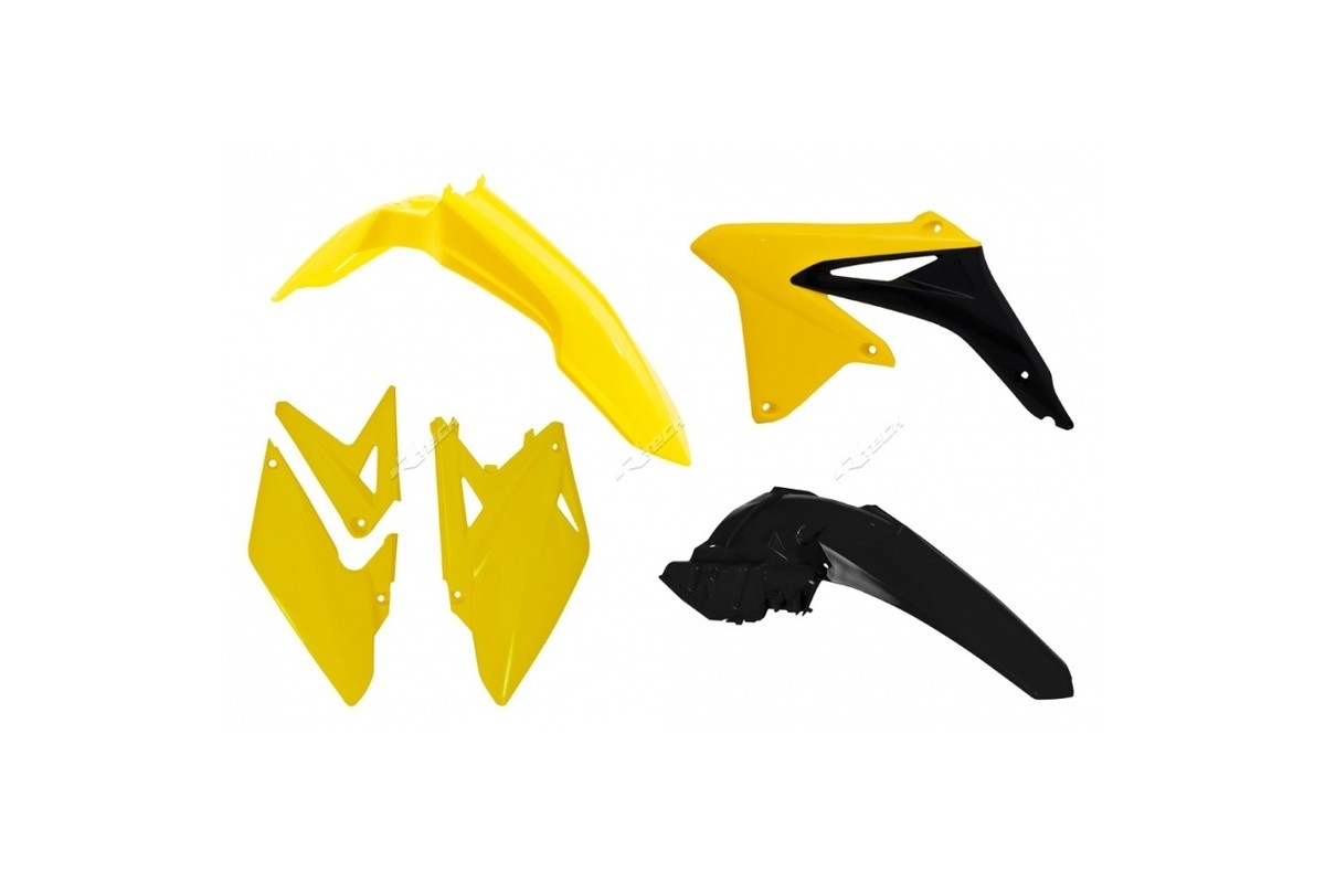 Kit plastique RACETECH couleur origine jaune/noir Suzuki RMX450Z