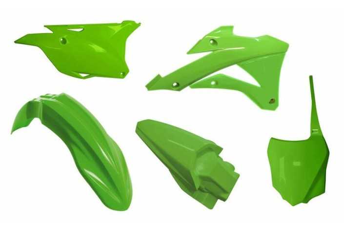 Kit plastiques RACETECH couleur origine (2021) Kawasaki KX 85-100