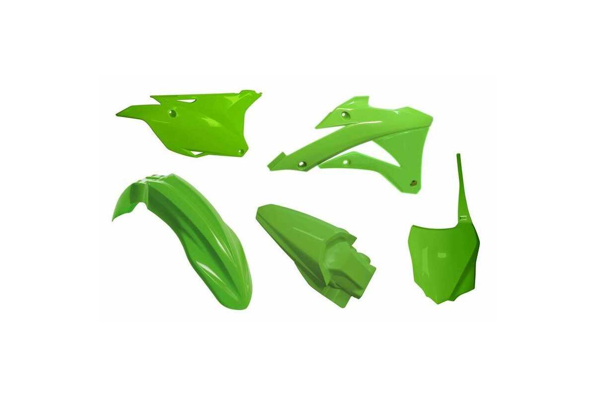 Kit plastiques RACETECH couleur origine (2021) Kawasaki KX 85-100