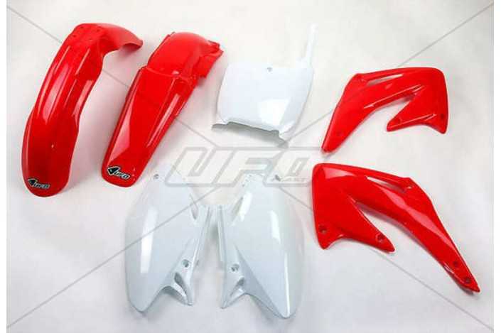 Kit plastique UFO couleur origine rouge/blanc Honda CRF450R