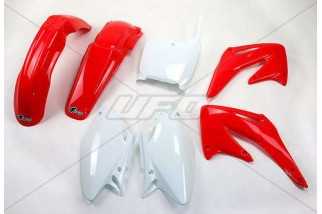 Kit plastique UFO couleur origine rouge/blanc Honda CRF450R