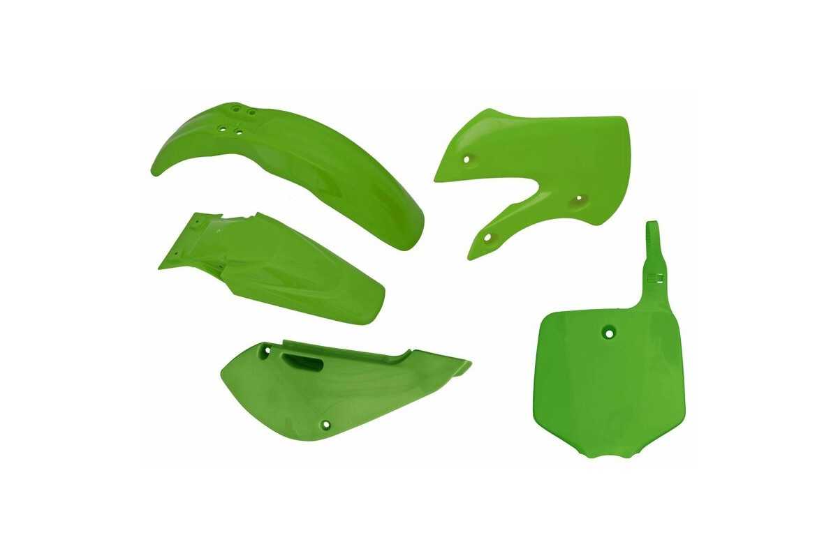 Kit plastiques RACETECH couleur origine (2020) Kawasaki KX65