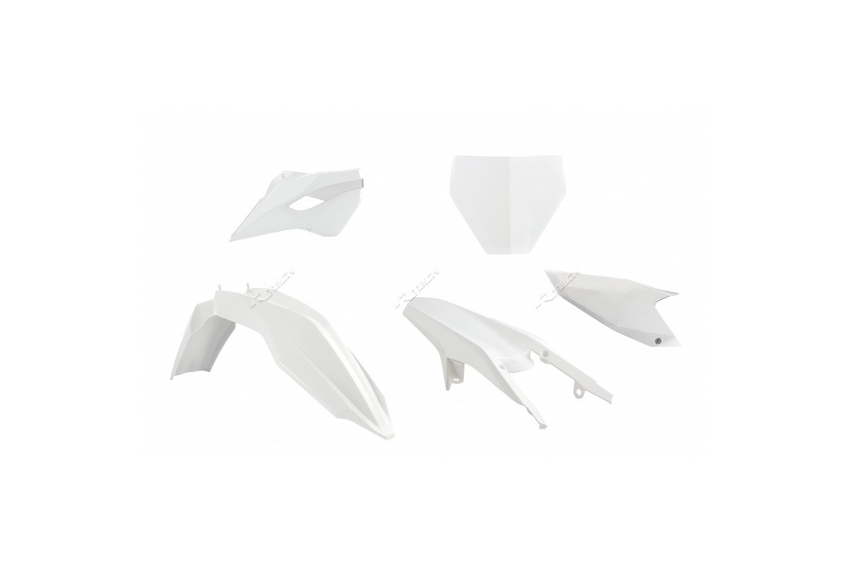 Kit plastique RACETECH couleur origine blanc Husqvarna TC85