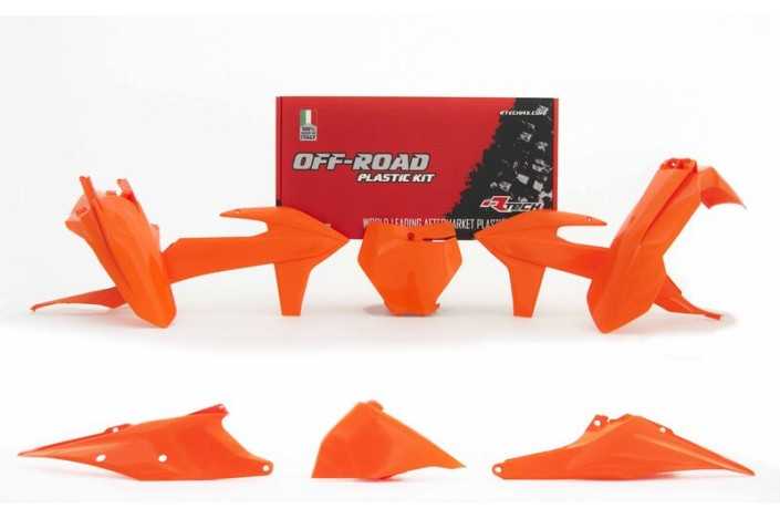 Kit plastiques RACETECH orange - KTM