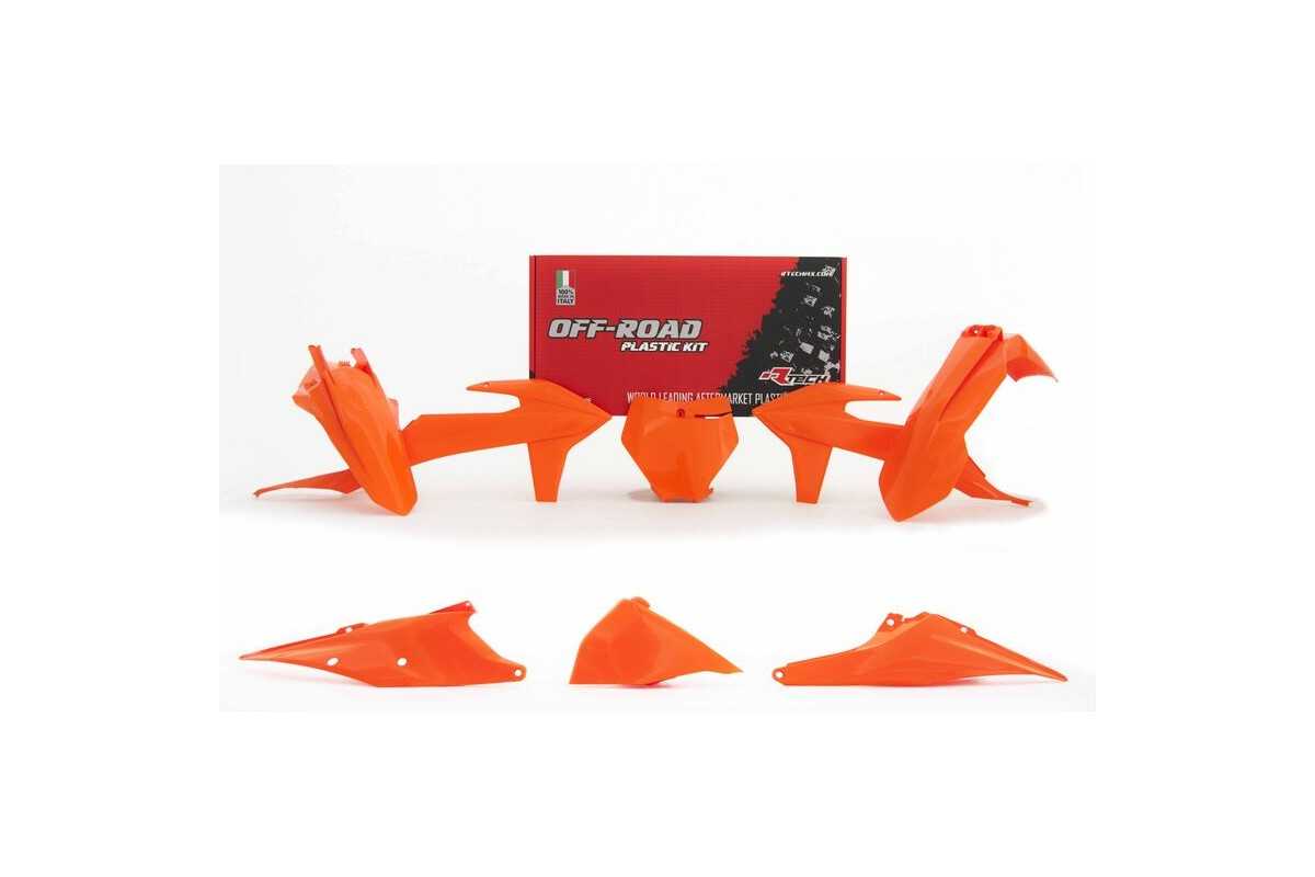 Kit plastiques RACETECH orange - KTM
