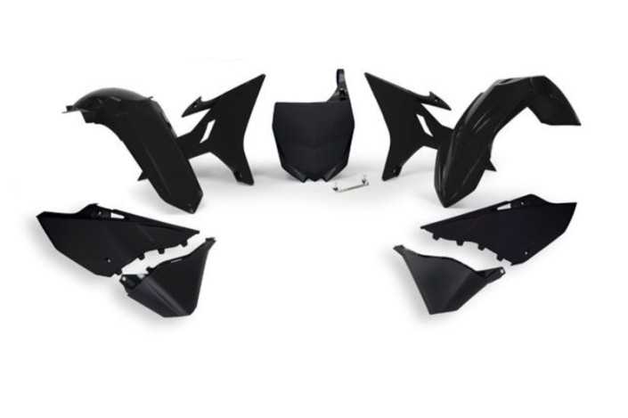 Kit plastiques de rechange RACETECH Revolution noir Yamaha YZ125/250
