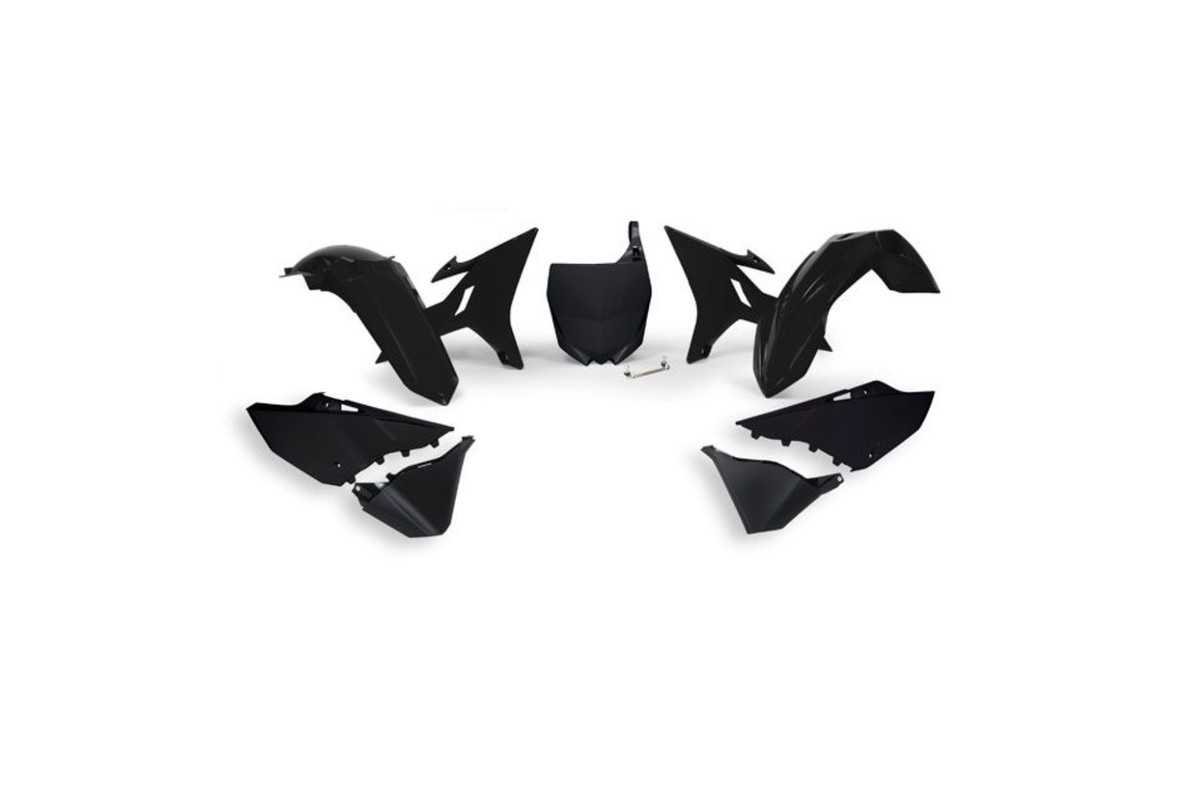 Kit plastiques de rechange RACETECH Revolution noir Yamaha YZ125/250