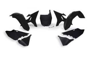 Kit plastiques de rechange RACETECH Revolution noir Yamaha YZ125/250