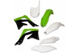 Kit plastique UFO couleur origine vert/blanc/noir Kawasaki KX450F