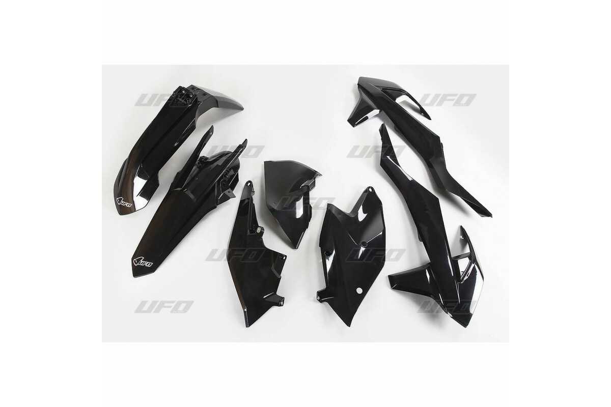 Kit plastique UFO noir KTM