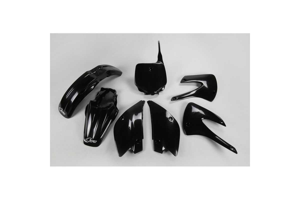 Kit plastique UFO noir Kawasaki KX85