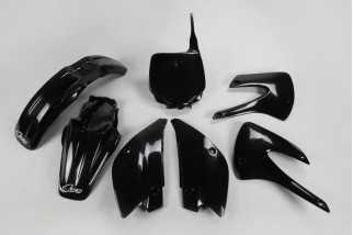 Kit plastique UFO noir Kawasaki KX85