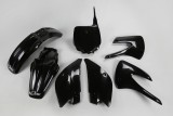 Kit plastique UFO noir Kawasaki KX85