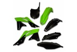 Kit plastique UFO couleur origine (2013) vert/noir Kawasaki KX250F