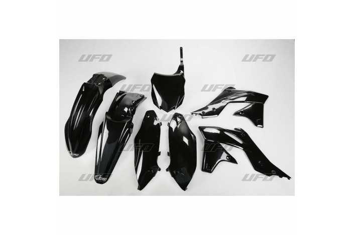 Kit plastique UFO noir Kawasaki KX250F