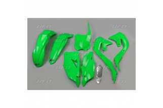 Kit plastiques UFO vert fluo Kawasaki KX450