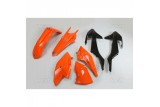 Kit plastique UFO origine (2017) orange/noir/blanc KTM
