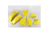 Kit plastique UFO couleur origine jaune Suzuki RM250