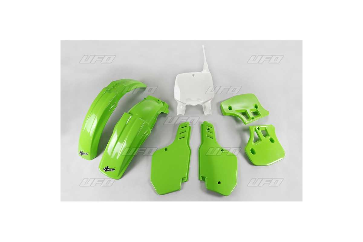 Kit plastique UFO couleur origine Kawasaki KX500